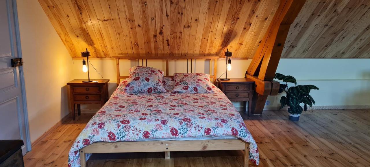 Loft Mansarde Du Train Jaune Avec Vue Sur Les Montagnes 사일라구즈 외부 사진
